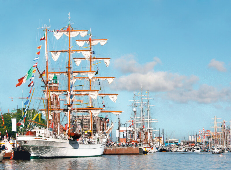 Segelschiffe in Bremerhaven