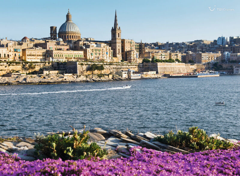 Aussicht auf die Altstadt in Valletta