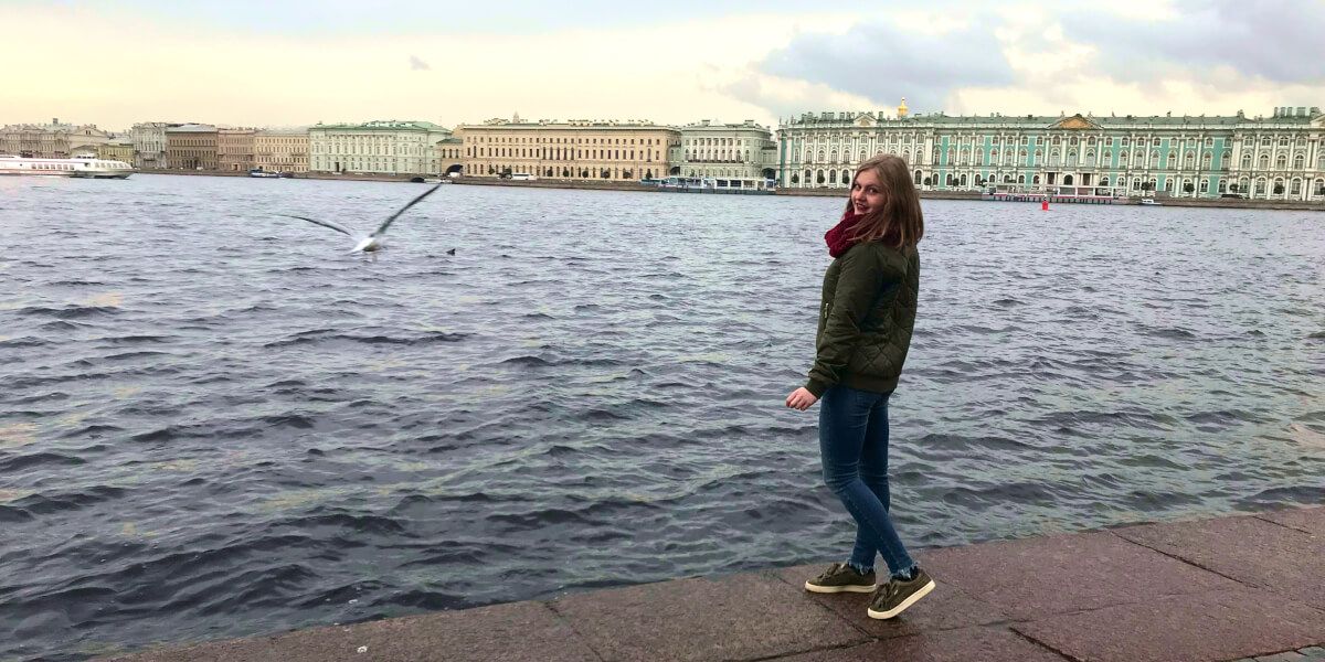 Hannah in St. Petersburg: ein Ziel der Ostsee-Route mit AIDAbella